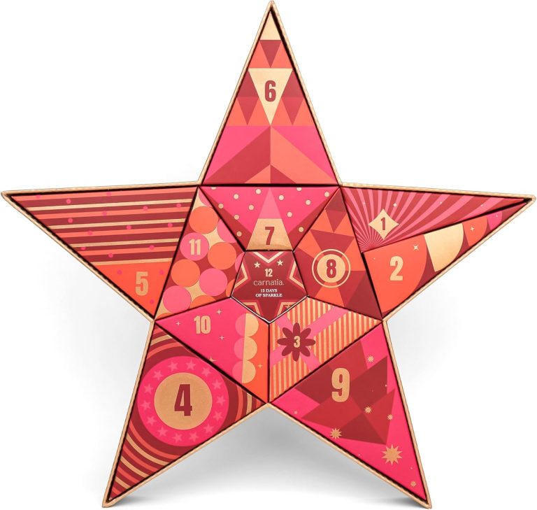 Carnatia 12 Days of Sparkle Christmas Advent Calendar – 12 Assorted Fragrance Products | Festive Aromas for the Holiday Season | Perfect for Gifting & Celebration