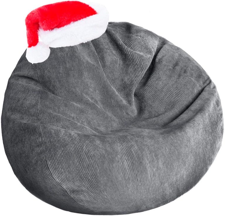 Bean Bag Chair Cover (No Filler) Stuffed Animal Storage Bean Bag Cover Pets Dogs/Cats Lazy Beds. Washable Ultra Soft Corduroy Stuffed for Organizing Plush Toys or Textile, Sack Bean Bag