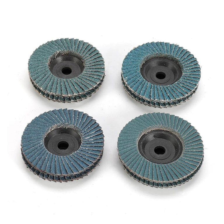 4pcs/lot 3 Inch Grindering Disc Flat Flap Discs 75mm Grinding Wheels Blades Wood Cutting for Angle Grinder Abrasive Tools(80grit)