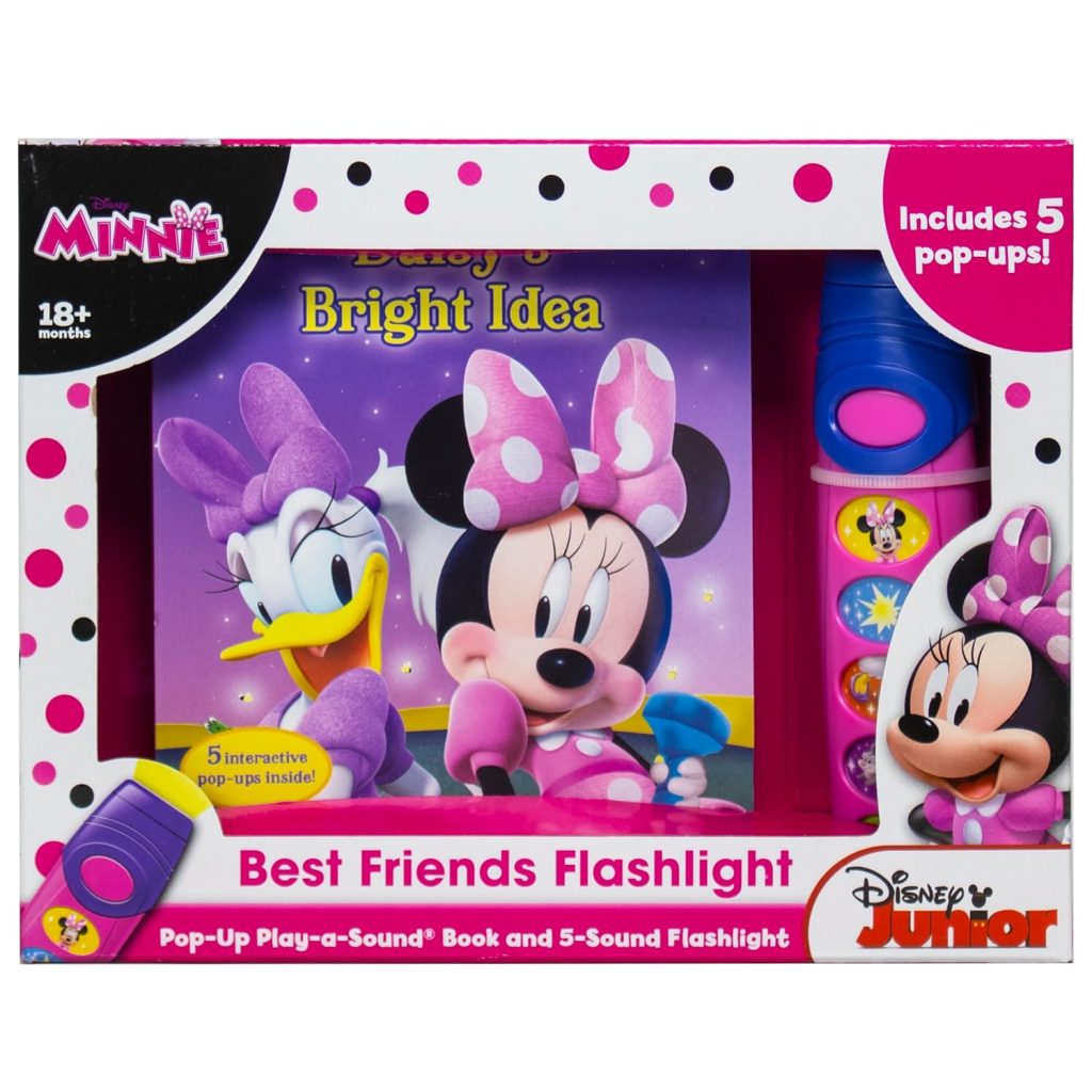 Disney Minnie Mouse – Best Friends Pop-Up Sound Board Book and Sound Flashlight Toy – PI Kids (Play-A-Sound) Disney Minnie Mouse – Best Friends Pop-Up Sound Board Book and Sound Flashlight Toy – PI Kids (Play-A-Sound)