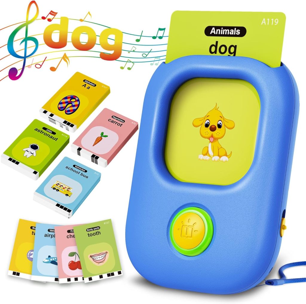 KOKODI Toddler Toys – Talking Flash Cards for Boys 2 3 4 5 Year Old Birthday Gifts, Autism Speech Therapy Toys for Autistic Children, Learning Toys with 224 Sight Words for Kids, Montessori Toys KOKODI Toddler Toys – Talking Flash Cards for Boys 2 3 4 5 Year Old Birthday Gifts, Autism Speech Therapy Toys for Autistic Children, Learning Toys with 224 Sight Words for Kids, Montessori Toys
