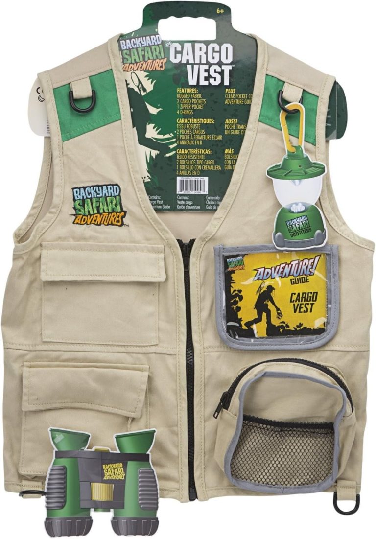 Backyard Safari Cargo Vest Kids Outdoor Activity