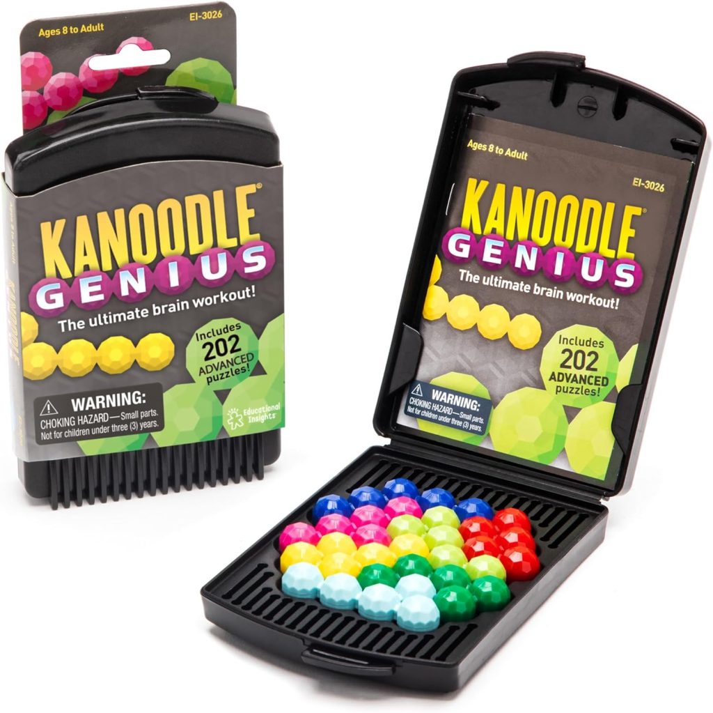 Educational Insights Kanoodle Genius 3-D Puzzle Brain Teaser Game for Adults, Teens and Kids, Gift for Ages 8+, Stocking Stuffers for Kids Educational Insights Kanoodle Genius 3-D Puzzle Brain Teaser Game for Adults, Teens and Kids, Gift for Ages 8+, Stocking Stuffers for Kids