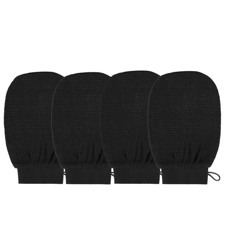 BiJun Exfoliating Glove Moroccan Kessa Scrub Exfoliating Gloves Deep Exfoliating Mitt Body Scrub Premium Scrub Wash Mitt Body Skincare at Home Shower or Bath Exfoliating Mitts for Dead Skin Remover