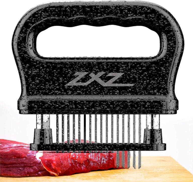 ZXZ Meat Tenderizer, 48 Stainless Steel Sharp Needle Blade, Heavy Duty Cooking Tool for Tenderizing Beef, Turkey, Chicken, Steak, Veal, Pork, Fish, Christmas Cooking Set