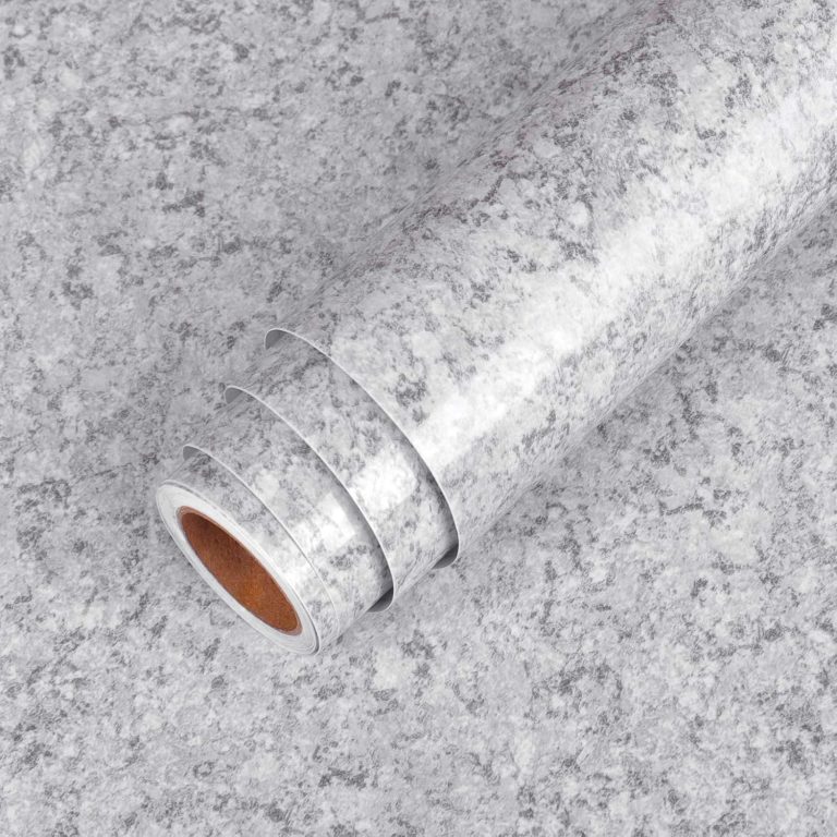 LACHEERY 15.8″x276″ Glossy Granite Contact Paper Peel and Stick Countertops for Kitchen Waterproof Decorative Contact Paper Granite Removable Wallpaper for Bathroom Furniture Vinyl Countertop Paper