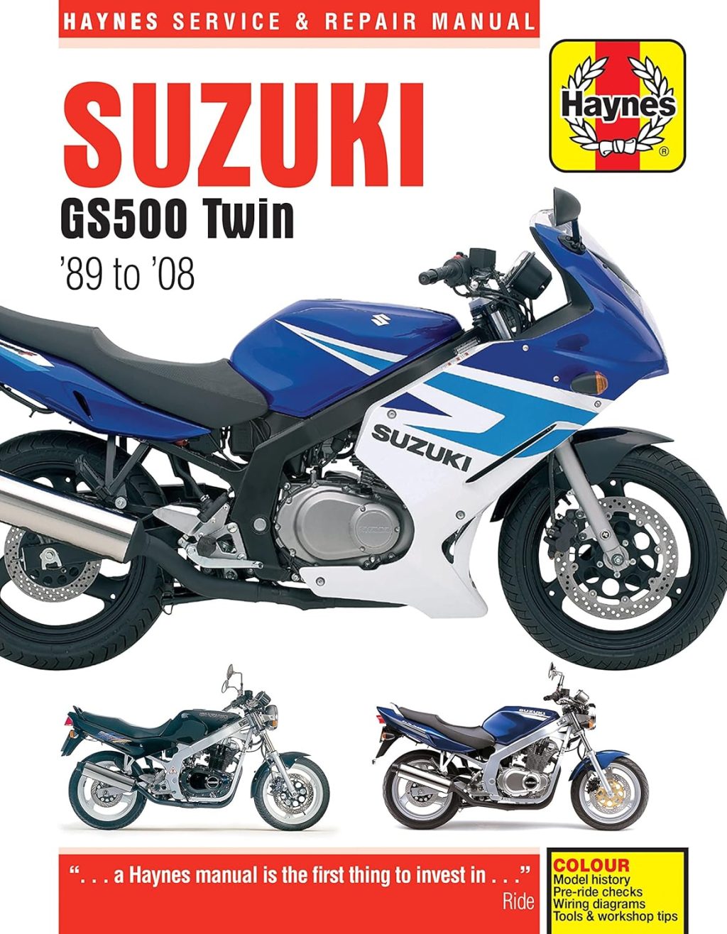 Suzuki GS500 Twin 1989-2008 (Haynes Service & Repair Manual) Suzuki GS500 Twin 1989-2008 (Haynes Service & Repair Manual)