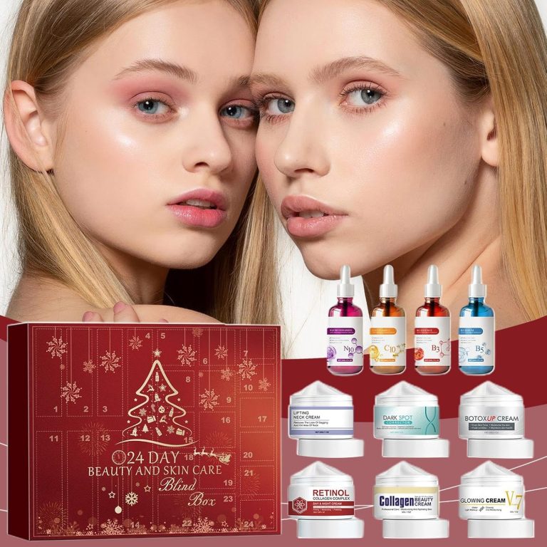 2024 Limited Edition Advent Calendar Skincare,Christmas Beauty Advent Calendar,24 Days Of Beauty Advent Calendar,Christmas Gi-fts Set For Women Beauty Fashion Jewelry Advent Calendar
