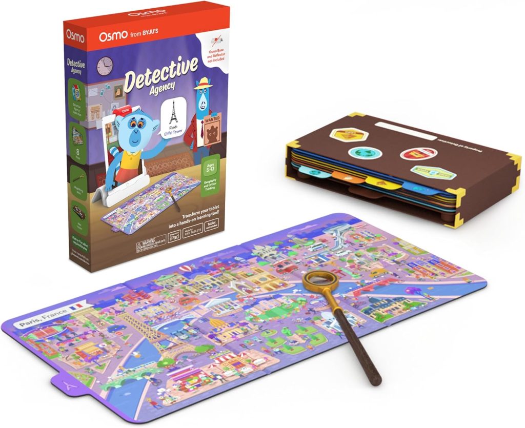 Osmo – Detective Agency – Ages 5-12 – Solve Global Mysteries – Educational Learning Games – STEM Toy – Gifts for Kids – Ages 5 6 7 8 9 10 11 12-For iPad, iPhone or Fire Tablet (Osmo Base Required) Osmo – Detective Agency – Ages 5-12 – Solve Global Mysteries – Educational Learning Games – STEM Toy – Gifts for Kids – Ages 5 6 7 8 9 10 11 12-For iPad, iPhone or Fire Tablet (Osmo Base Required)