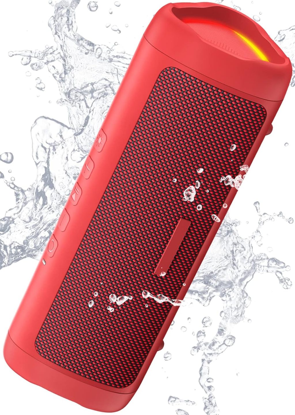 Bluetooth Speaker, IPX5 Waterproof Speaker with HD Sound, Up to 20H Playtime, TWS Pairing, BT5.3, Portable Wireless Speakers for Home/Party/Outdoor/Beach, Electronic Gadgets, Birthday Gift (Red) Bluetooth Speaker, IPX5 Waterproof Speaker with HD Sound, Up to 20H Playtime, TWS Pairing, BT5.3, Portable Wireless Speakers for Home/Party/Outdoor/Beach, Electronic Gadgets, Birthday Gift (Red)