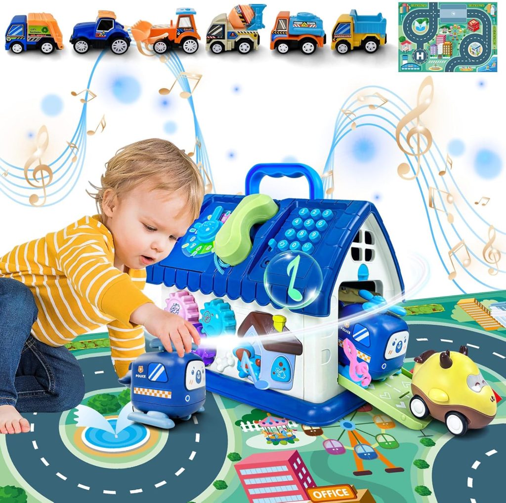 Educational Baby Toys 8-in-1 Multi-Functional House with Mat Montessori Toys for 1 Year Old Learning Toys for Toddlers Baby Music Toys for 1+ Year Old Boys Girls Gifts for Birthday Christmas Educational Baby Toys 8-in-1 Multi-Functional House with Mat Montessori Toys for 1 Year Old Learning Toys for Toddlers Baby Music Toys for 1+ Year Old Boys Girls Gifts for Birthday Christmas