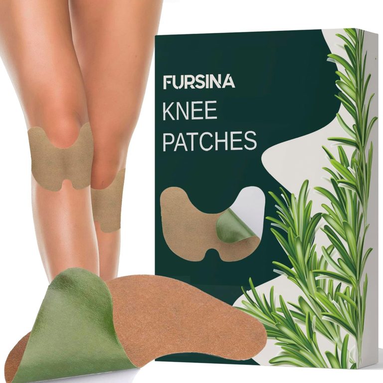 Knee Patches, Heat Patches for Bone on Bone, Wormwood Extract Knee, Back, Neck, Shoulder – Extra Strength Muscle Joint Product with Herbal Ingredients, Warming Herbal Plaster (12 Count)