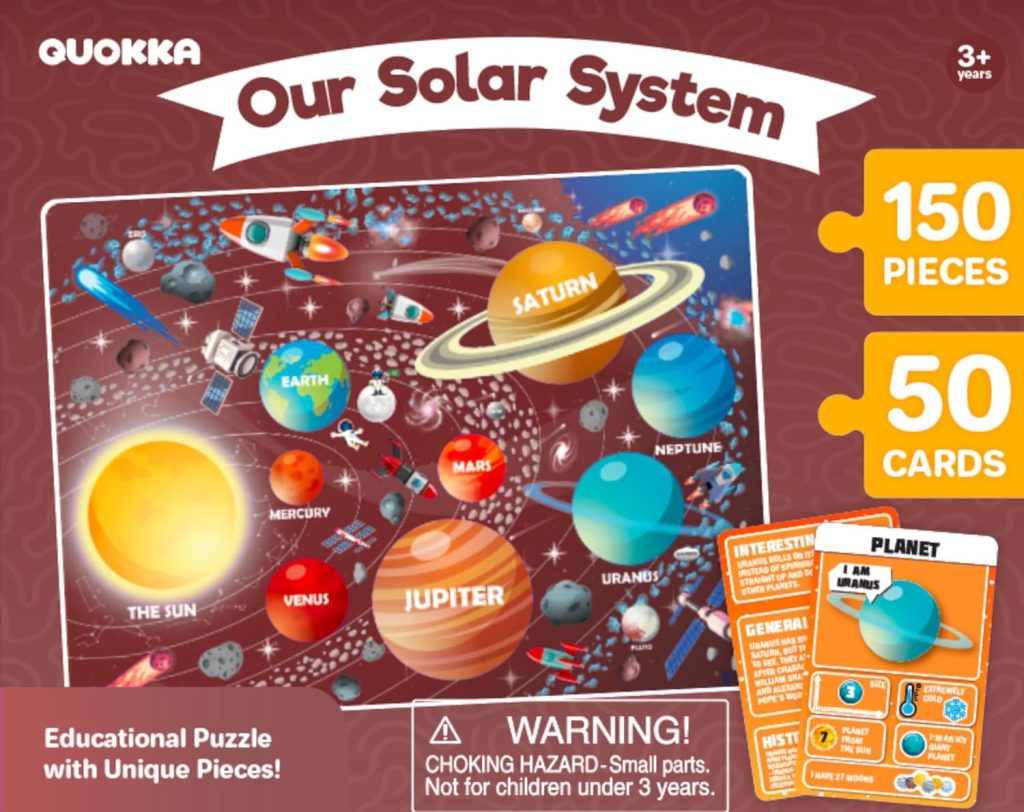QUOKKA Space MAP Shaped Puzzles for Kids Ages 4-6 – 2×3 Feet Giant Puzzles for Toddlers 3-5 – Large Jigsaw Educational Kids Puzzles Ages 2-4 – Activity Game Toy for Boys and Girls QUOKKA Space MAP Shaped Puzzles for Kids Ages 4-6 – 2×3 Feet Giant Puzzles for Toddlers 3-5 – Large Jigsaw Educational Kids Puzzles Ages 2-4 – Activity Game Toy for Boys and Girls
