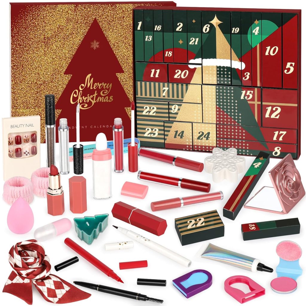 Makeup Advent Calendar 2024 for Teen Girls, 24 Individually Boxed Christmas Countdown Beauty Advent Calendar Kit Women, 2024 Advent Calendar Make Up Gift Set Makeup Advent Calendar 2024 for Teen Girls, 24 Individually Boxed Christmas Countdown Beauty Advent Calendar Kit Women, 2024 Advent Calendar Make Up Gift Set