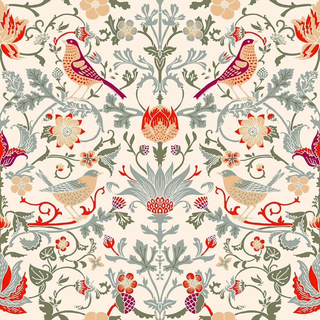 17.5in×23ft Vintage William Morris Wallpaper Peel and Stick Boho Birds Floral Contact Paper for Walls Cabinets Bathroom Laundry Room Wall Decal Peel & Stick Green Botanical Leaf Flowers 17.5in×23ft Vintage William Morris Wallpaper Peel and Stick Boho Birds Floral Contact Paper for Walls Cabinets Bathroom Laundry Room Wall Decal Peel & Stick Green Botanical Leaf Flowers
