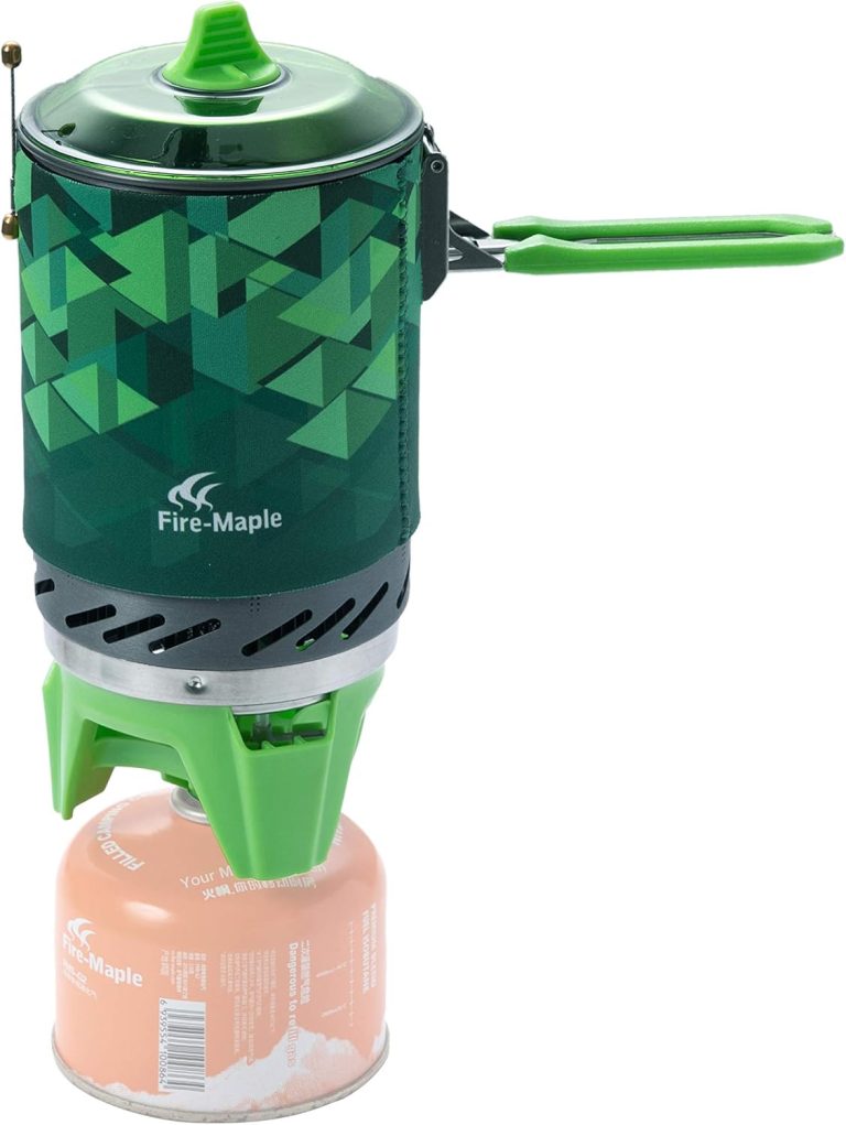 Fire-Maple Fixed Star 2 Backpacking and Camping Stove System – Outdoor Propane Camp Cooking Gear, Portable Pot/Jet Burner Set, Ideal for Hiking, Trekking, Fishing, Hunting Trips and Emergency Use