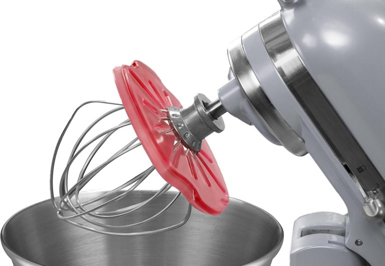 Whisk Wiper® PRO for Stand Mixers – Mix Without The Mess – The Ultimate Stand Mixer Accessory – Compatible With KitchenAid Tilt-Head Stand Mixers – 4.5qt, 5qt (Color: Red)