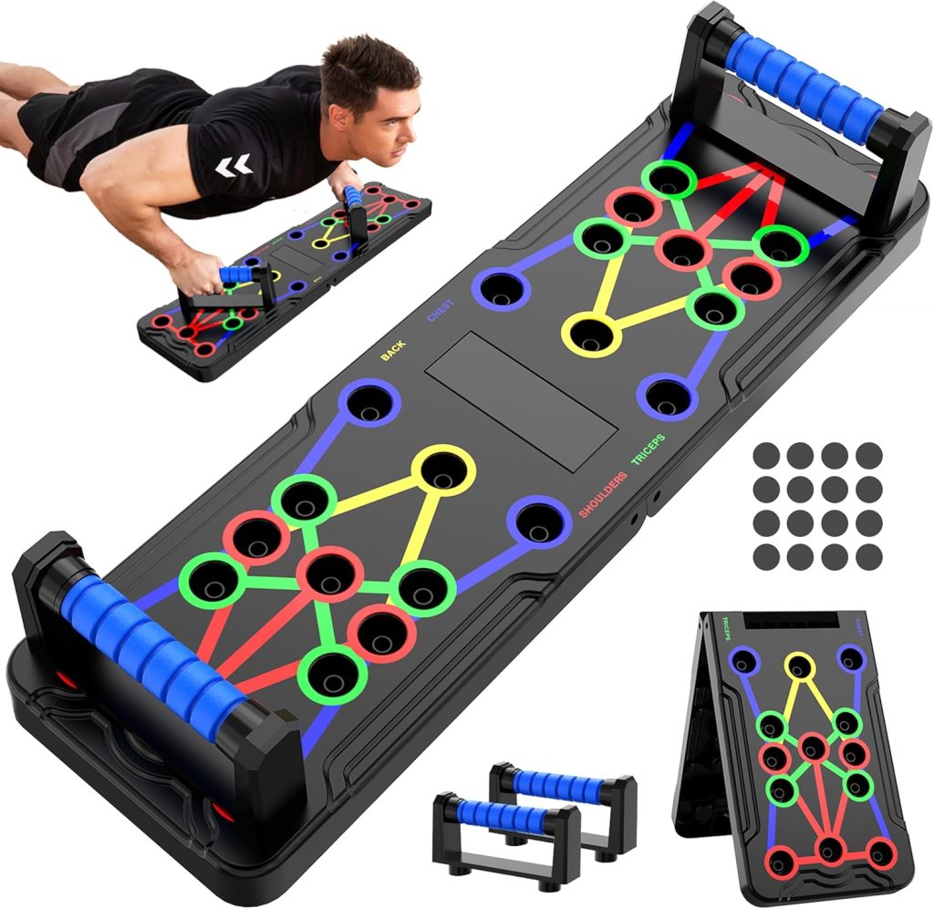 Solid Push Up Board Home Workout Equipment Multi-Functional Pushup Stands System Fitness Floor Chest Muscle Exercise Professional Equipment Burn Fat Strength Training Arm Men & Women Weights , Best Choice for Daily Gifts Solid Push Up Board Home Workout Equipment Multi-Functional Pushup Stands System Fitness Floor Chest Muscle Exercise Professional Equipment Burn Fat Strength Training Arm Men & Women Weights , Best Choice for Daily Gifts