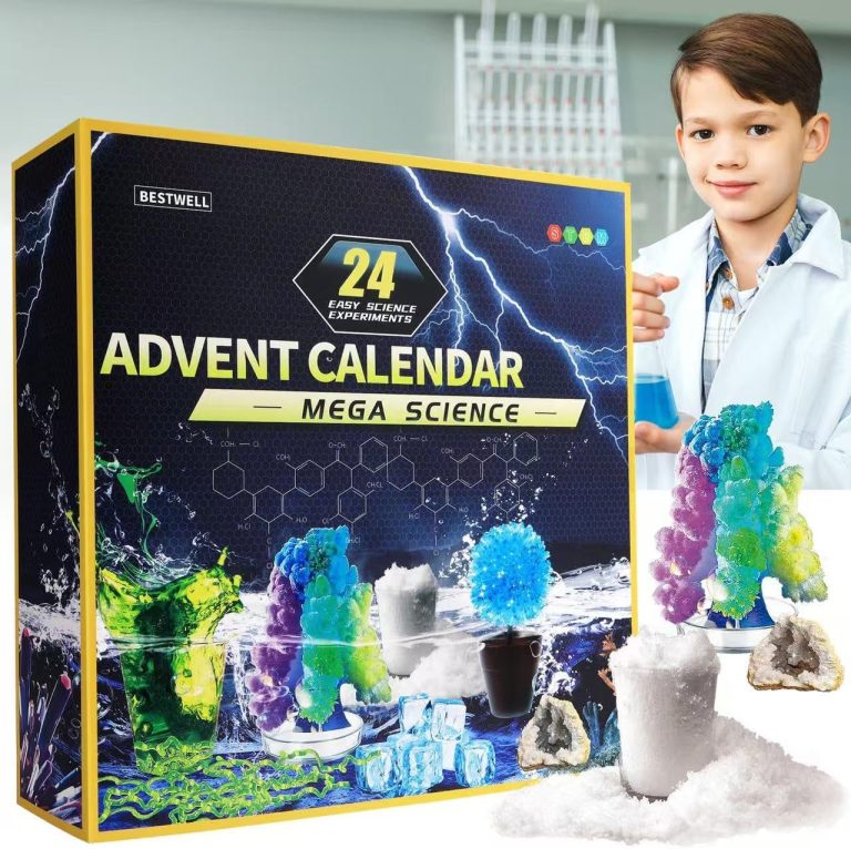 Advent Calendar 2024 Kids, Science Advent Calendar 2024 Kids, Science Kits with 24 Cool Experiments, Christmas Advent Calendar 2024, STEM Projects for Boys Girls Age 8-12