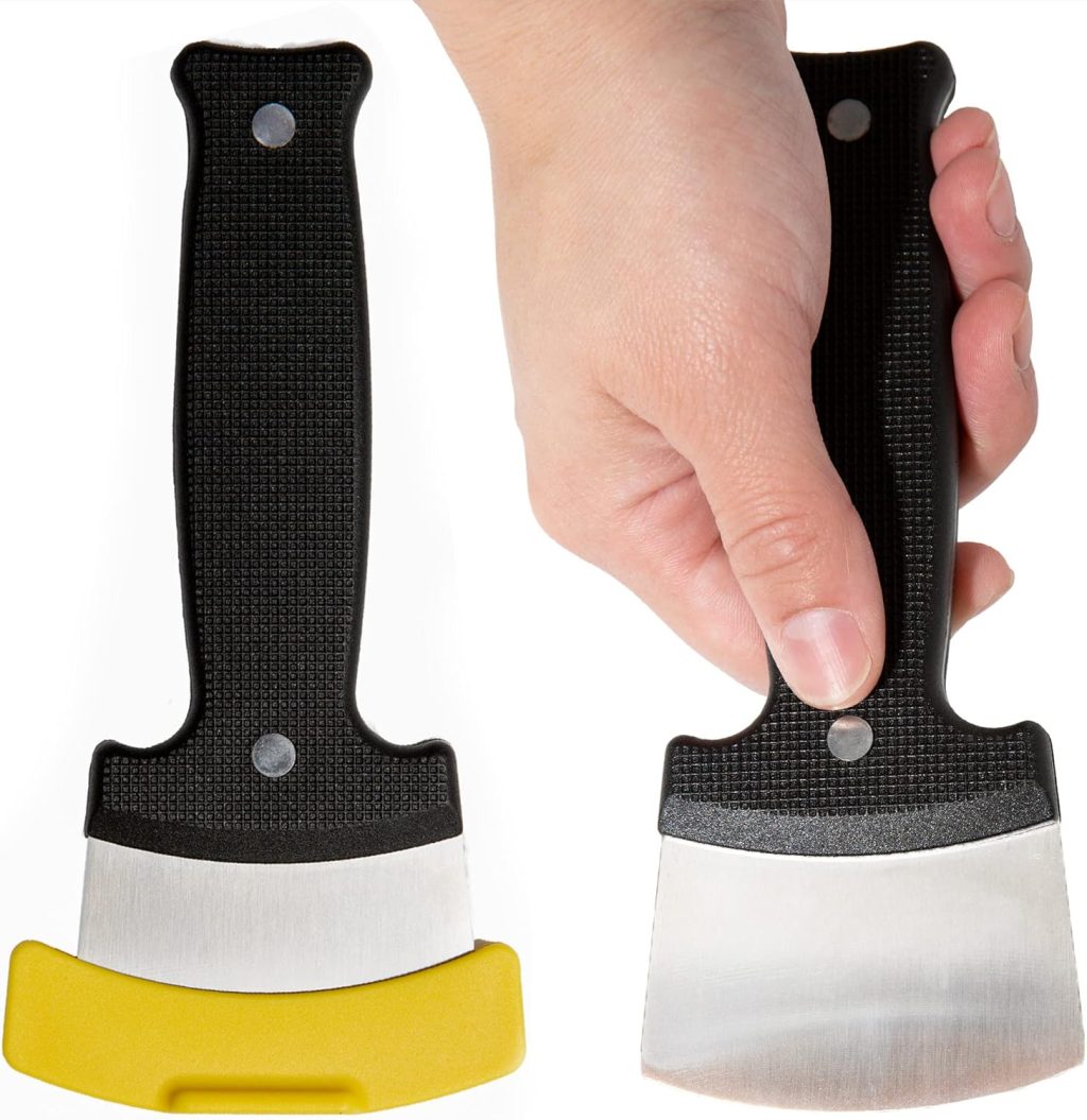 IMPRESA [2 Pack Rocker Knife for One H&ed Cutting – Extra Sharp Rocker Knife for Disabled – One H&ed Adaptive Equipment w/H&le Safety Ledge – Kitchen Utensils for H&icapped – One H&ed Gadgets IMPRESA [2 Pack Rocker Knife for One H&ed Cutting – Extra Sharp Rocker Knife for Disabled – One H&ed Adaptive Equipment w/H&le Safety Ledge – Kitchen Utensils for H&icapped – One H&ed Gadgets