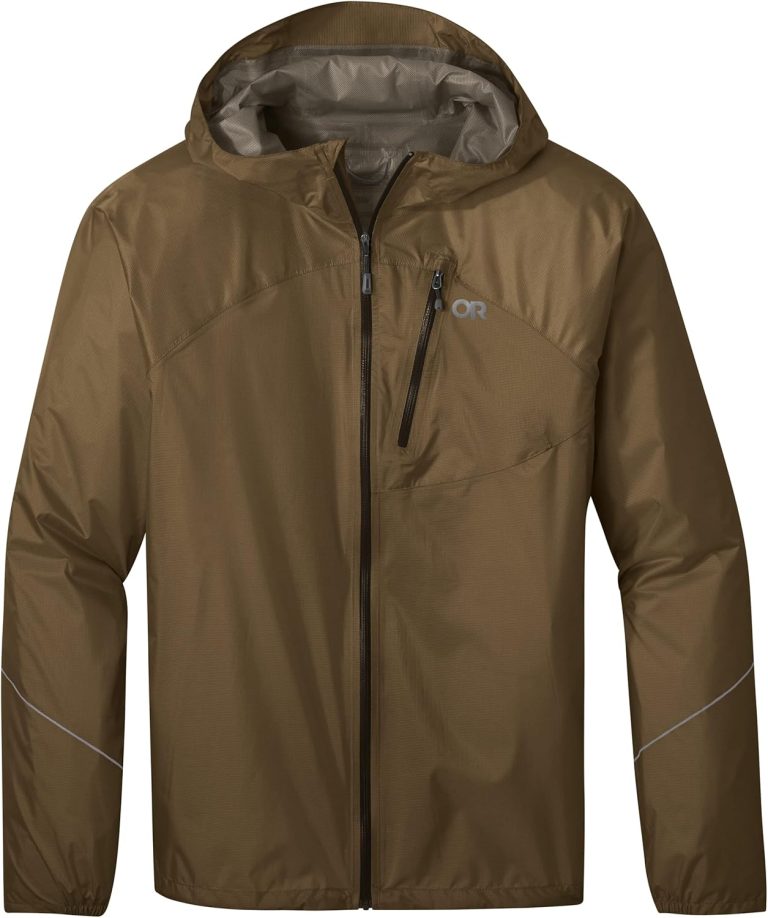 Outdoor Research Men’s Helium Rain Jacket – Breathable Weatherproof Jacket