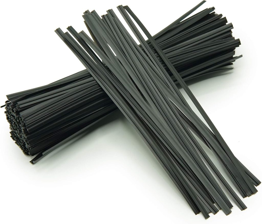 5 inches Twist Ties Pack of 250 – Premium Quality Reusable Black Plastic Coated Ties for Household and Office use 5 inches Twist Ties Pack of 250 – Premium Quality Reusable Black Plastic Coated Ties for Household and Office use