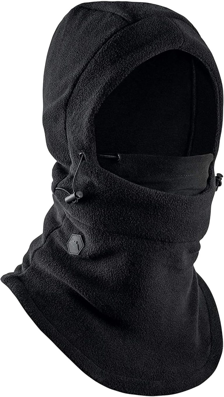Fleece Balaclava Ski Mask – Winter Face Mask for Men & Women – Face Cover for Extreme Cold Weather Gear Skiing Snowboarding