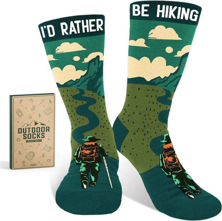 VICRAZY Hiking, Cycling, Camping Socks for Men, Women – Hiking, Bicycle, Camping, Bike Accessories, Stocking Stuffers