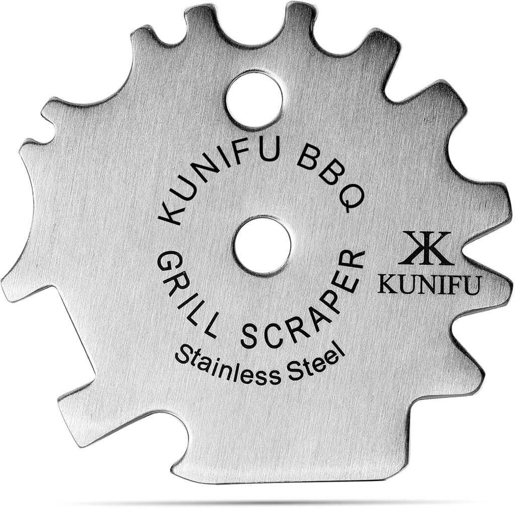 KUNIFU BBQ Grill Scraper, Stocking Stuffers, Bristle-Free for Griddle, Kitchen Gadgets Cleaner, Camping Accessories, Ideal Gifts for Christmas, for Men, Dad, Husband, Boyfriend, Fathers Day KUNIFU BBQ Grill Scraper, Stocking Stuffers, Bristle-Free for Griddle, Kitchen Gadgets Cleaner, Camping Accessories, Ideal Gifts for Christmas, for Men, Dad, Husband, Boyfriend, Fathers Day