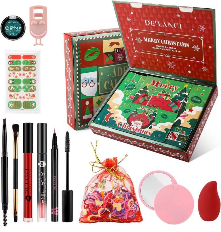 Makeup Advent Calendar 2024, 12 Days Christmas Countdown Advent Calendar Gift for Women, Xmas Gift for Girls,Makeup Gift Set,Xmas Gift Box Calendar for Women Full Kit