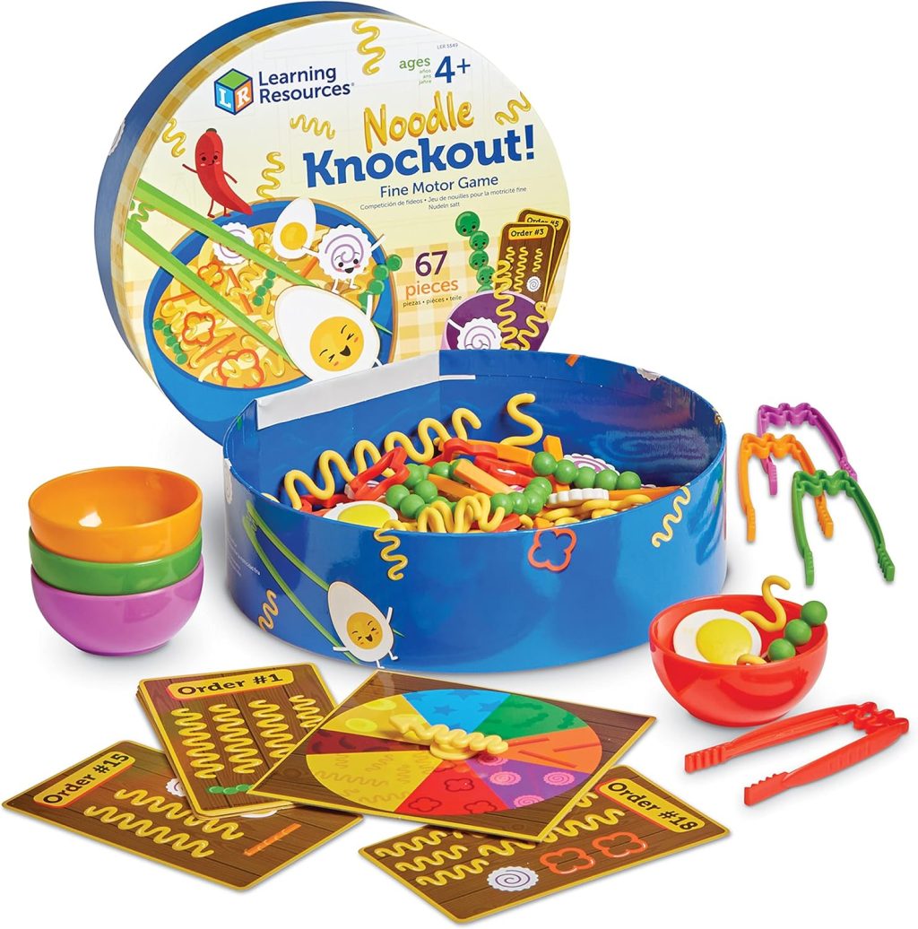 Learning Resources Noodle Knockout! Fine Motor Game,Fine Motor Skills Toys, 67 Pieces, Ages 4+ Learning Resources Noodle Knockout! Fine Motor Game,Fine Motor Skills Toys, 67 Pieces, Ages 4+