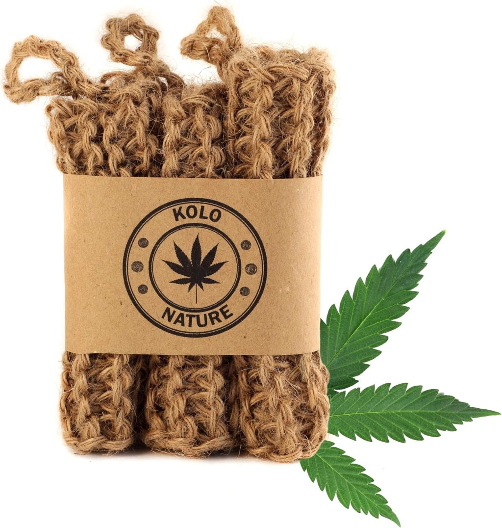 Natural Hemp Sponges for Dishes – Biodegradable Scrubber for dishwashing -Organic Reusable Unsponges Hand Knitted- Eco Friendly 100%-Compostable Set of 3 Natural Hemp Sponges for Dishes – Biodegradable Scrubber for dishwashing -Organic Reusable Unsponges Hand Knitted- Eco Friendly 100%-Compostable Set of 3