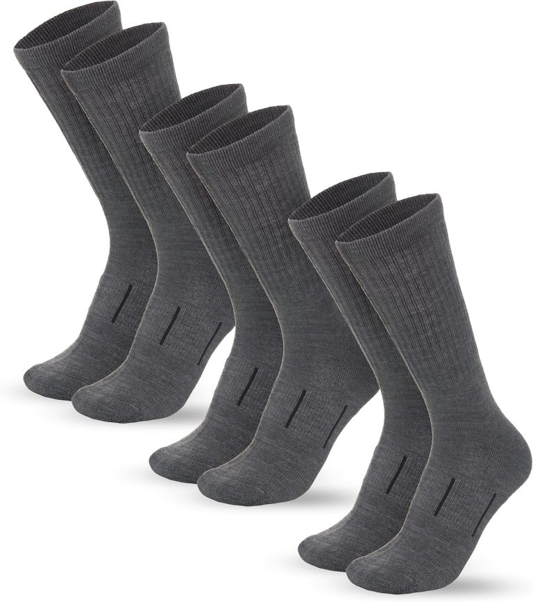Merino.tech Merino Wool Socks for Women And Men – Merino Wool Hiking Socks Crew Style