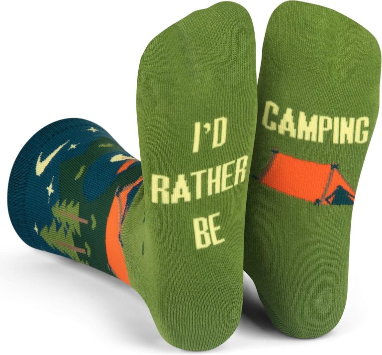 I’d Rather Be – Funny Socks For Men & Women – Gifts For Golf, Hunting, Camping, Hiking, Outdoors, Sports Unisex Adult