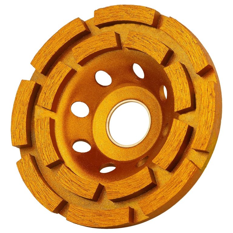 KSEIBI 644025 Diamond Concrete Grinding Wheel 4 inch for Polishing and Cleaning Stone Concrete Surface, Cement, Marble, Rock, Granite, and Thinset Removing, Angle Grinder Wheels Cup