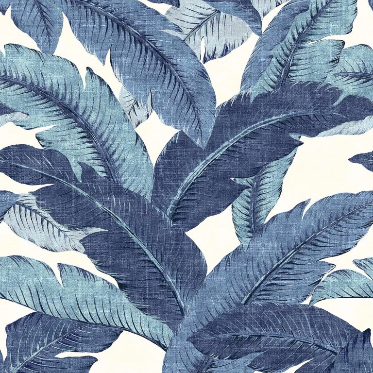 Tommy Bahama – Premium Peel and Stick Wallpaper, Designer Tropical Wallpaper for Bedroom, Dorm Room Essentials, Self Adhesive, Vinyl, 30.75 Sq Ft Coverage (Swaying Palms Collection, Azure)