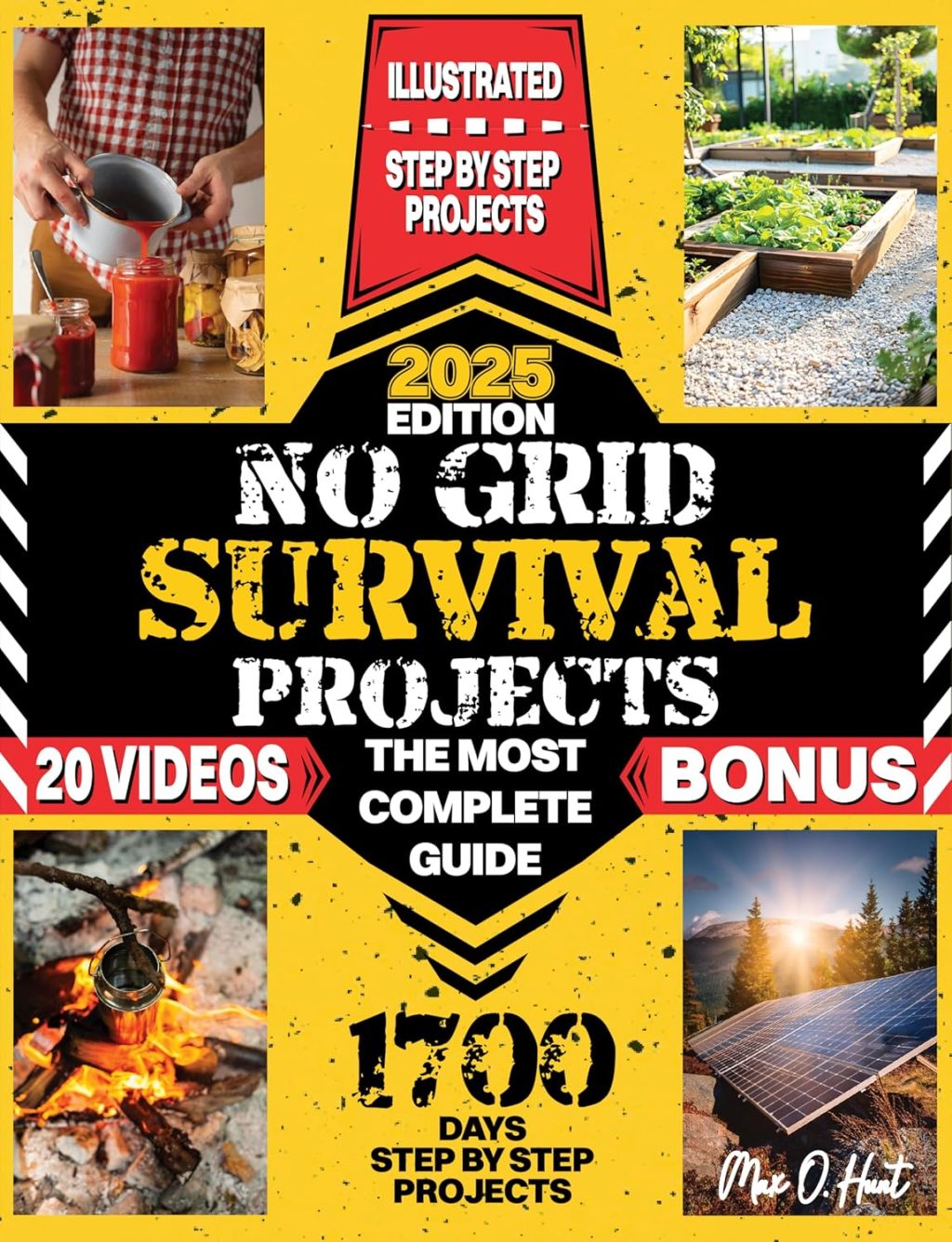 NO GRID SURVIVAL PROJECTS : Guide To Home Security – Food Supply Solution – Everything You Need To Achieve Energy Independence – DIY – Off-Grid Living – Survival Kit First Aid – Hacks How To Survive NO GRID SURVIVAL PROJECTS : Guide To Home Security – Food Supply Solution – Everything You Need To Achieve Energy Independence – DIY – Off-Grid Living – Survival Kit First Aid – Hacks How To Survive