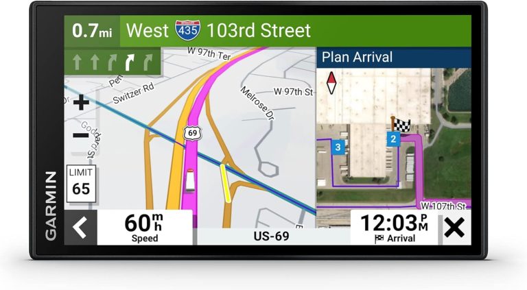 Garmin dēzl™ OTR610, Large, Easy-to-Read 6” GPS Truck Navigator, Custom Truck Routing, High-Resolution Birdseye Satellite Imagery, Directory of Truck & Trailer Services
