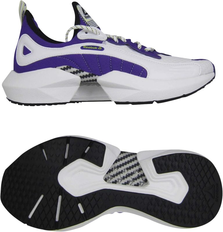 Reebok Sole Fury 00 Womens Running Trainers Sneakers (UK 4 US 6.5 EU 37, White Purple Black DV9250)