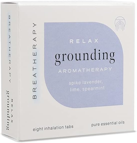 Pure Essential Oil Aromatherapy Inhalation Tabs, 8-Pack (Grounding)