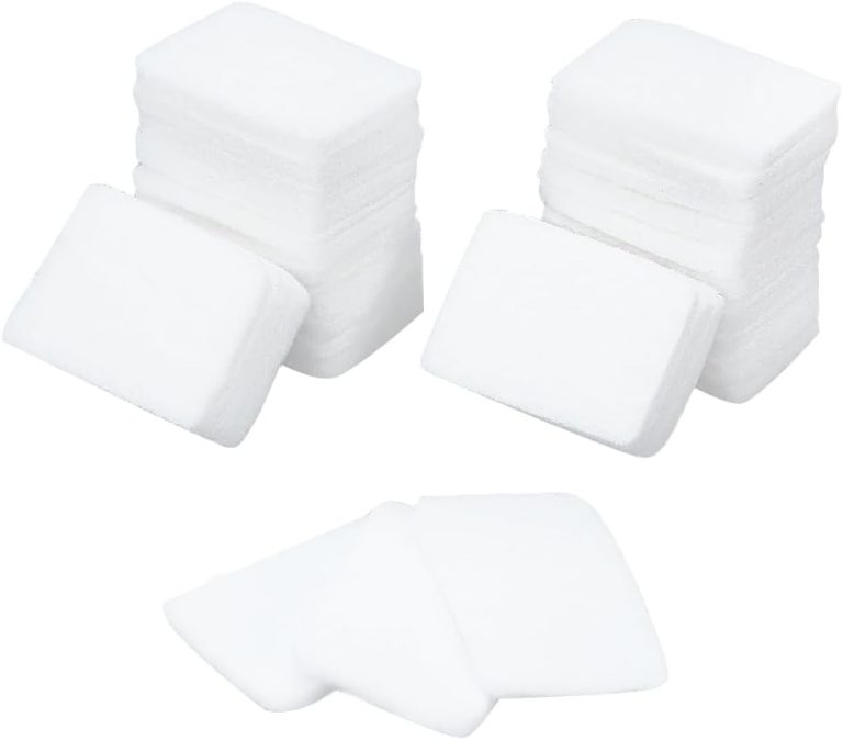 PH PandaHall 100pcs Unscented Refill Pad 1.1×0.8″ Unscented Aroma Pads White Essential Oil Diffuser Pad Rectangle Aroma Oil Refill Pads for Essential Oil Humidifier Locket Scent Ball Plug-in Diffuser