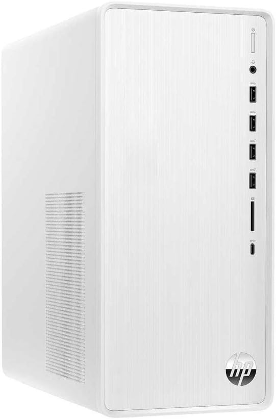 HP Pavilion TP01-3016 Home & Business Desktop, 12th Gen Intel® Core i5-12400, 12 GB DDR4 RAM, 512 GB SSD,Wi-Fi 6 + and Bluetooth® 5.2, Sleek and Compact Tower Design, No Optical Drive (Renewed)