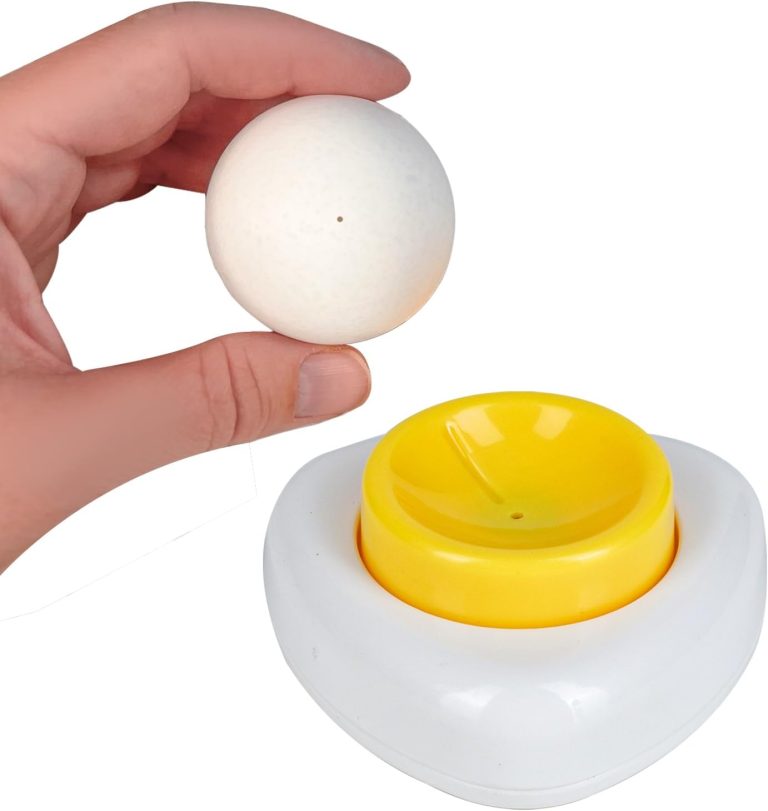 Eggssentials Egg Piercer to Cook Hard Boiled Eggs – Sturdy Base and Sharp Pin to Pierce Raw Eggs.