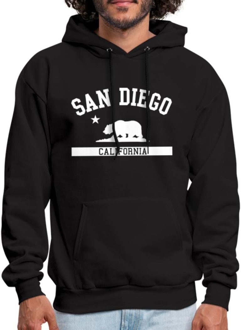 Spreadshirt San Diego California State Men’s Hoodie
