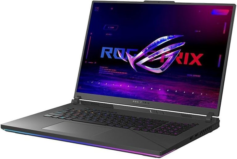 ASUS ROG Strix G18 18″ 240Hz Laptop 8TB SSD 96GB DDR5 RAM Win 11 Pro (Intel 14th Gen Core i9-14900HX Processor Turbo 5.80Ghz, NVIDIA GeForce RTX 8GB GDDR6, 18″ QHD 2560×1600) Gaming Notebook Computer