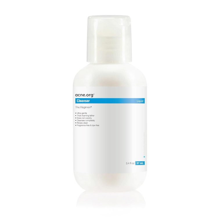 Acne.org Cleanser 3.4 oz. – Gentle Face Wash for Acne-Prone Skin, Now with Increased Foaming and always pH-Balanced