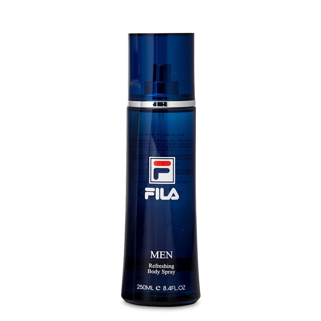 FILA Refreshing Body Spray for Men – Cool, Clean, Fresh Men’s Fragrance – Infused With Notes Of Bergamot, Cardamom, and Pepper – Trendy, Rectangular, Streamlined, Portable Bottle Design – 8.4 Oz FILA Refreshing Body Spray for Men – Cool, Clean, Fresh Men’s Fragrance – Infused With Notes Of Bergamot, Cardamom, and Pepper – Trendy, Rectangular, Streamlined, Portable Bottle Design – 8.4 Oz