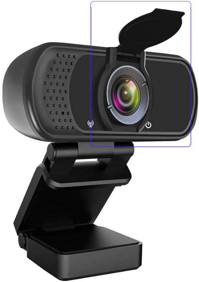 Protective Lens Privacy Cover Shutter for Webcam with Protruding Lens or Flat Area Surrounding Lens Compatible with Logitech C615 C270 for Foscam, Wansview & More