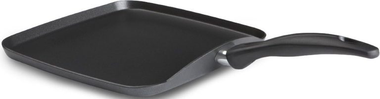 T-fal B36313 Specialty Nonstick Grilled Cheese Griddle Cookware, 10.25-Inch, Black