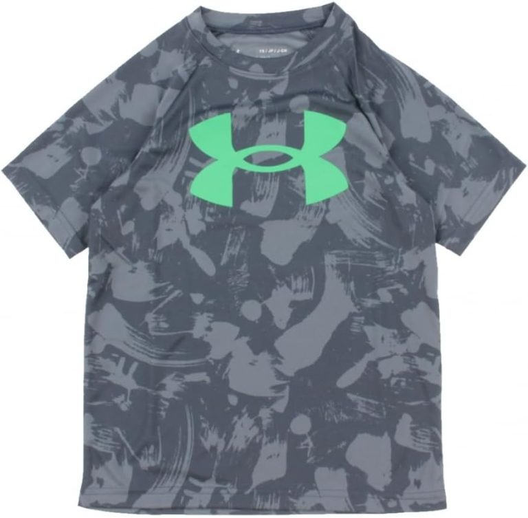 Under Armour Boys’ Tech Big Logo Printed Short-Sleeve T-Shirt